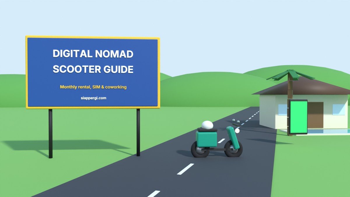 Digital Nomad Scooter Guide to Bali: Monthly Rental, SIM Cards & Where to Base Yourself