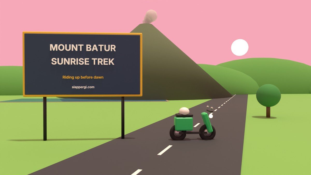 Mount Batur Sunrise Trek by Scooter: Riding Up Before Dawn, Safely