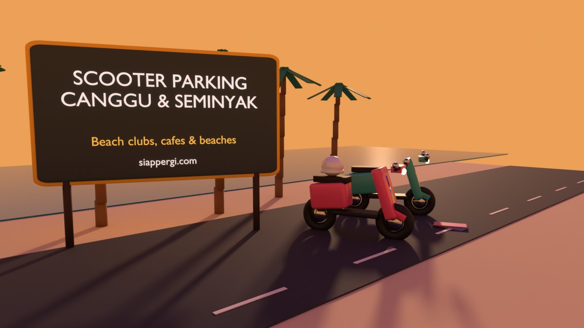 Scooter Parking in Canggu & Seminyak: Beach Clubs, Cafés and Beaches